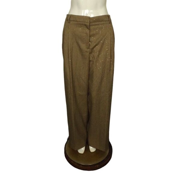 new HOUSE OF HARLOW 2pc Set/Outfit, L, Baggy Pants/Crop Top, Light Sequins,Tweed - Picture 11 of 14